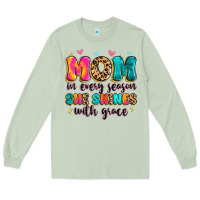 Matcha mom in every season she shines with grace Long Sleeve Tee - Artiststas