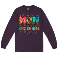 Plum mom in every season she shines with grace Long Sleeve Tee - Artiststas