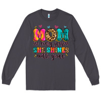 Smoke mom in every season she shines with grace Long Sleeve Tee - Artiststas