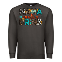 Smoke mama needs a drink Premium Sweatshirt - OliviaCreatesArt