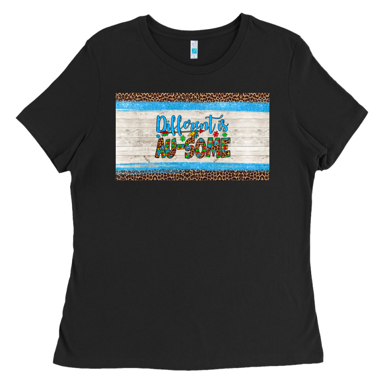 Different Is Ausome Autism  Cup Ladies Tee by Artiststas | Teevron