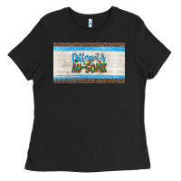 Black different is ausome autism  cup Ladies Tee - Artiststas