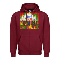 Burgundy do it for the culture Zipper Hoodie - TumblerDesignByShophia