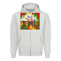 Dove Grey do it for the culture Zipper Hoodie - TumblerDesignByShophia