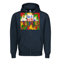 Navy do it for the culture Zipper Hoodie - TumblerDesignByShophia