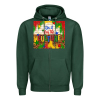 Sports Green do it for the culture Zipper Hoodie - TumblerDesignByShophia