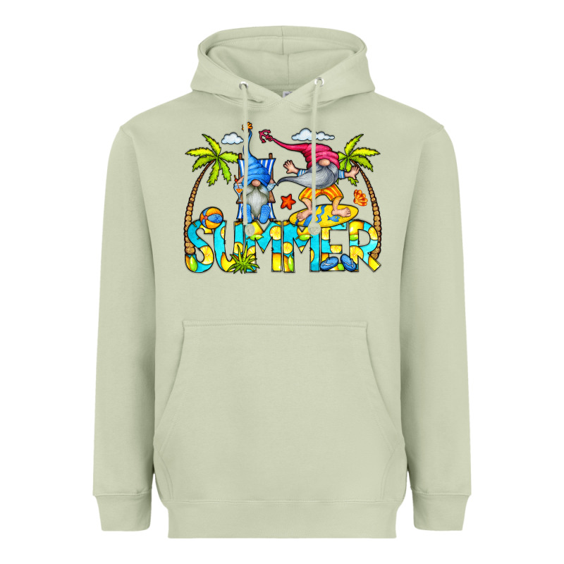 Summer Gnomes Heavyweight Hoodie by CowCowDesign | Teevron
