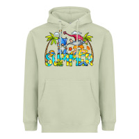 Matcha Summer Gnomes Heavyweight Hoodie - CowCowDesign