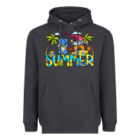 Smoke Summer Gnomes Heavyweight Hoodie - CowCowDesign