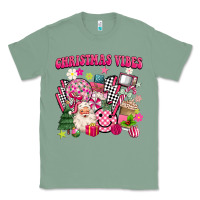 Sage retro pink christmas vibes Classic Tee - MaliasSmallBusiness