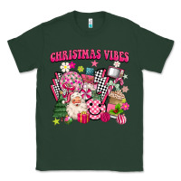 Sports Green retro pink christmas vibes Classic Tee - MaliasSmallBusiness