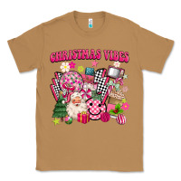 Retro Pink Christmas Vibes Classic Tee | Teevron