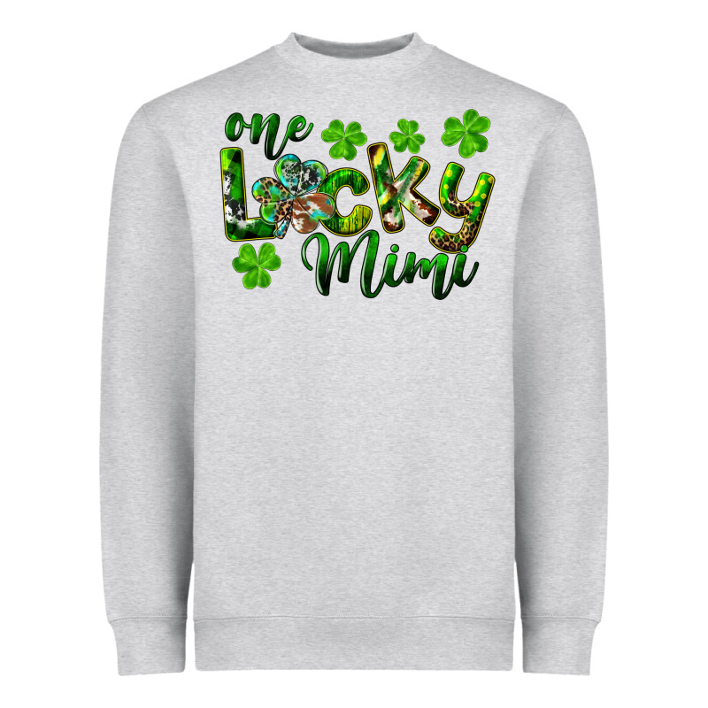St. Patrick's Day One Lucky Mimi Heavyweight Sweatshirt by RanaPortraitStore | Teevron