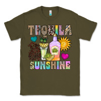Army Green Tequila Sunshine Classic Tee - CowhideDigitalArt