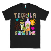 Black Tequila Sunshine Classic Tee - CowhideDigitalArt