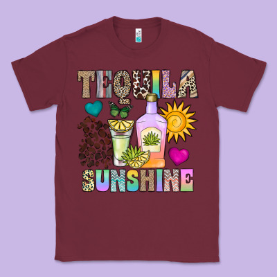 Tequila Sunshine Classic Tee Designed By Cowhidedigitalart