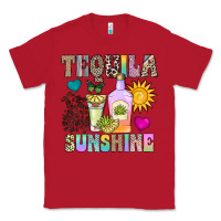 Red Tequila Sunshine Classic Tee - CowhideDigitalArt