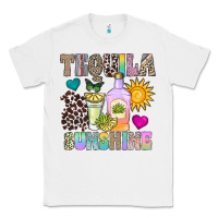 White Tequila Sunshine Classic Tee - CowhideDigitalArt