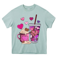 Arona valentines day heart coffe Heavy Core Tee - AdoDesignShop