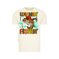 Vintage Arctic wishing i was fishing Vintage Tee - MaliasSmallBusiness