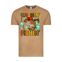 Vintage Camel wishing i was fishing Vintage Tee - MaliasSmallBusiness