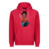Cardinal Afro black boy Premium Hoodie - HowdyJamesFarm
