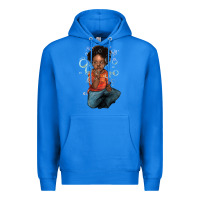 True Royal Afro black boy Premium Hoodie - HowdyJamesFarm