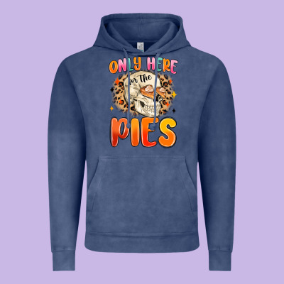 Only Here For The Pies Vintage Hoodie Designed By Maliassmallbusiness