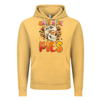 Vintage Mustard only here for the pies Vintage Hoodie - MaliasSmallBusiness
