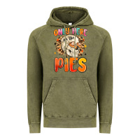 Vintage Olive only here for the pies Vintage Hoodie - MaliasSmallBusiness