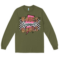 Army Green babes support babes Long Sleeve Tee - Artiststas