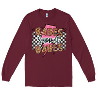 Burgundy babes support babes Long Sleeve Tee - Artiststas