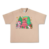 Unicorn Christmas Trees Urban Heavy Tee | Teevron