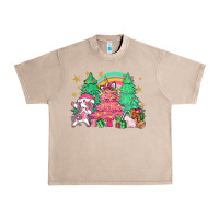 French Oak Unicorn Christmas trees Urban Heavy Tee - NancyCooperArtShop