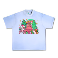 Grape Ice Unicorn Christmas trees Urban Heavy Tee - NancyCooperArtShop