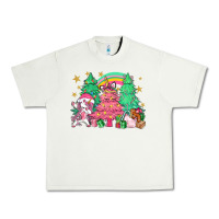 Pistachio Unicorn Christmas trees Urban Heavy Tee - NancyCooperArtShop
