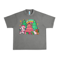Tornado Unicorn Christmas trees Urban Heavy Tee - NancyCooperArtShop