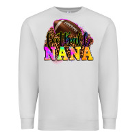 Dove Grey football nana Premium Sweatshirt - OliviaCreatesArt