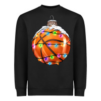 Black Christmas Basketball Heavyweight Sweatshirt - RanaPortraitStore