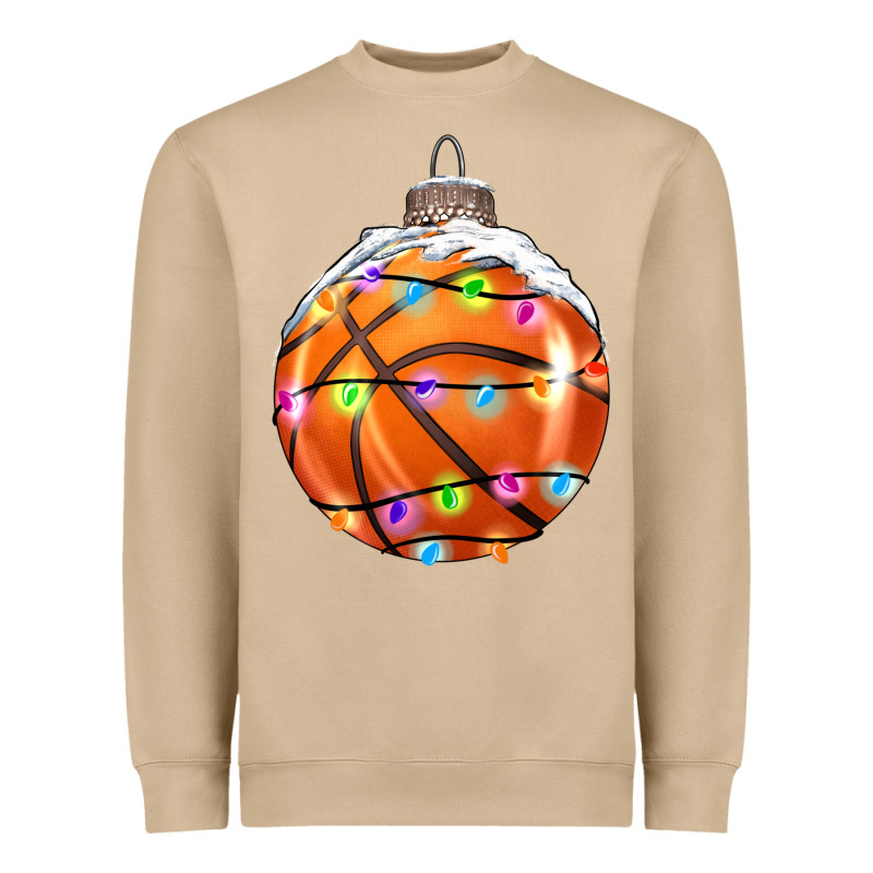Christmas Basketball Heavyweight Sweatshirt by RanaPortraitStore | Teevron
