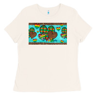 Bone western hearts autism cup Ladies Tee - Artiststas