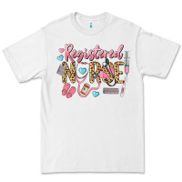 White Registered Nurse Premium Tee - LillyAllenDesigns