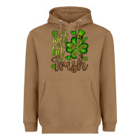 Toasted Coconut St. Patrick's A wee bit irish Heavyweight Hoodie - OliviaCreatesArt
