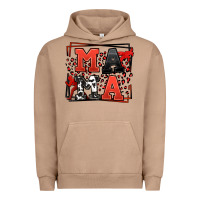 Pigment Burro Wrestling mama red and black Urban Hoodie - LillyAllenDesigns