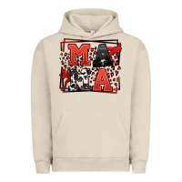 Pigment French Oak Wrestling mama red and black Urban Hoodie - LillyAllenDesigns