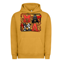 Pigment Peanut Butter Wrestling mama red and black Urban Hoodie - LillyAllenDesigns