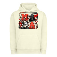 Pigment Pistachio Wrestling mama red and black Urban Hoodie - LillyAllenDesigns