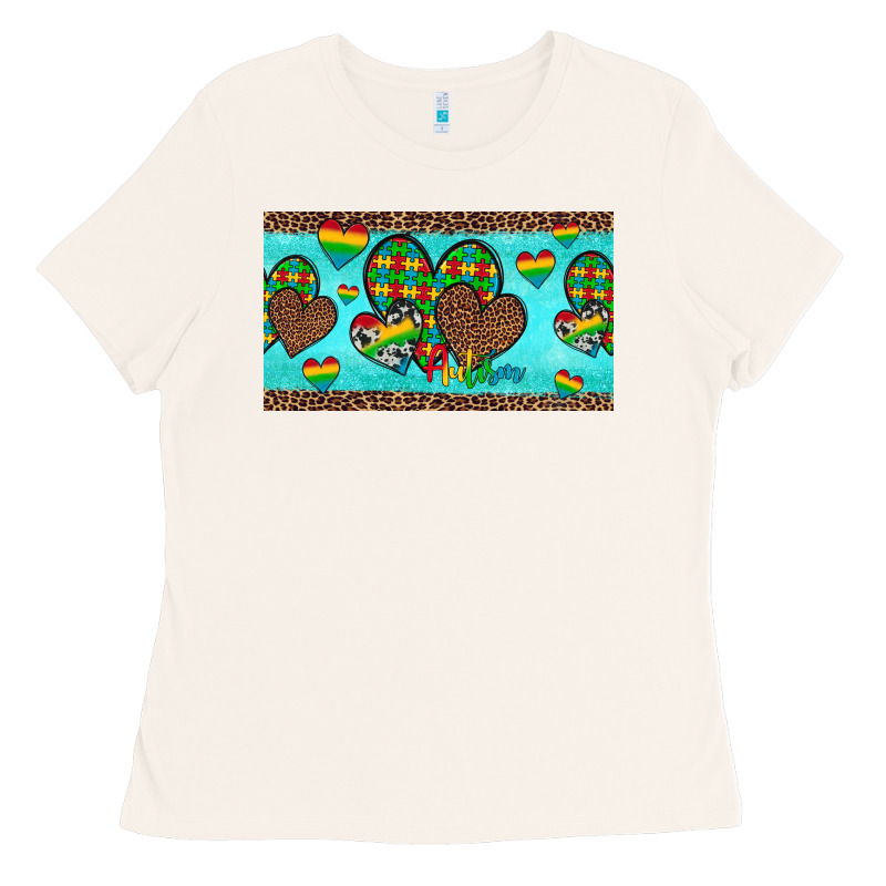 Western Hearts Autism Cup Ladies Tee by Artiststas | Teevron