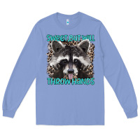 Colony Blue sweet but will throw hands Long Sleeve Tee - Artiststas