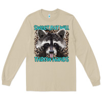 Mushroom sweet but will throw hands Long Sleeve Tee - Artiststas